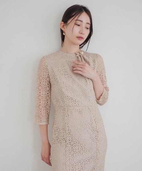 ＊新品タグ付き＊ kaene ラメクロシェドレス kaene公式オンラインストア ラメクロシェドレス / 100877 結婚式