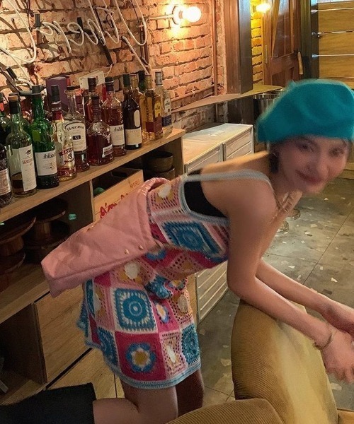 LACーVERT ワンピース クロシェ編みニットワンピース : ZOZOTOWN