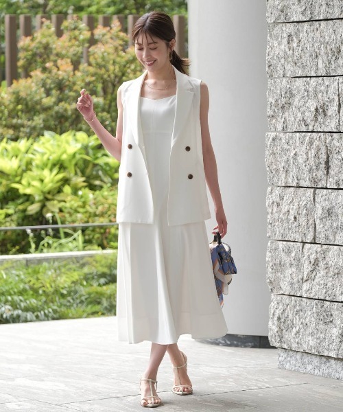 ワンピース ダブルブレストジレ＋ワンピース And