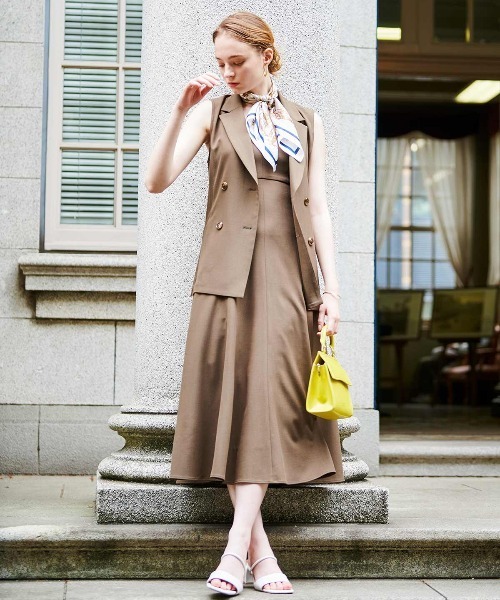 ワンピース ダブルブレストジレ＋ワンピース And