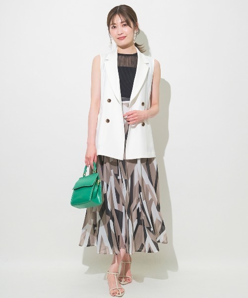 ワンピース ダブルブレストジレ＋ワンピース And