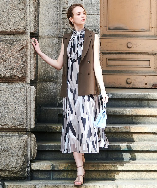 ワンピース ダブルブレストジレ＋ワンピース And