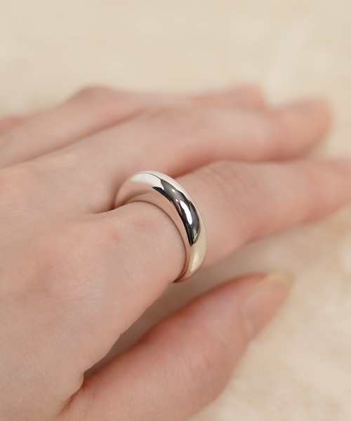 指輪 リング 「ISOLATION / アイソレーション」Silver925 Dome Ring / シルバー925 ドームリング レディース メンズの画像
