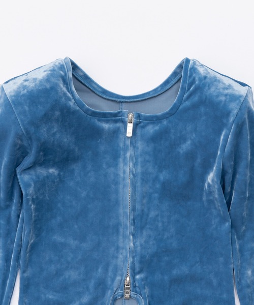 PRANK PROJECT  ベロア2way パワーショルダートップス クラッシュベロアパワーショルダー2WAYトップ / Crashed Velour