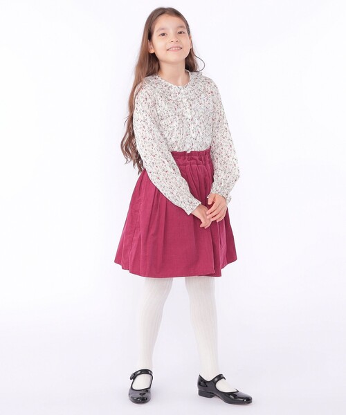 かなで☆ GUCCIグッチ　リバティ　キッズブラウス1110 SHIPS ブラウス シャツ KIDS:140〜150cm / リバティ 長袖 キッズ