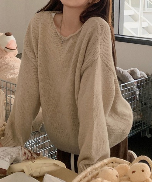 ♡ルネ ニットセーター♡ leune（ルネ） ニット セーター ゆるニットプルオーバー レディース