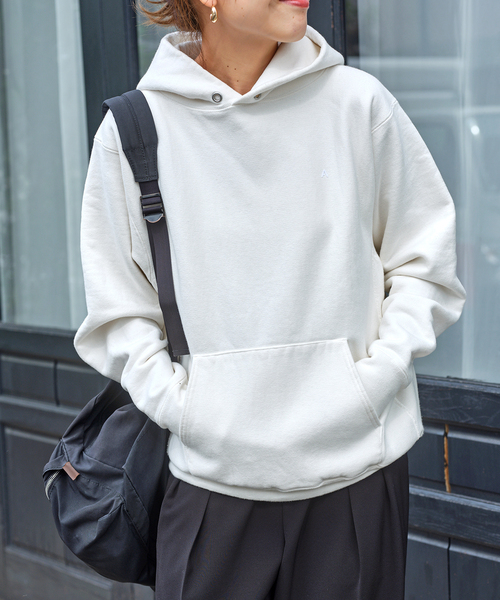 ATON エイトンGARMENT DYED URAKE フーディ-UNISEX GARMENT DYED URAKE | HOODIE – ATON | エイトン