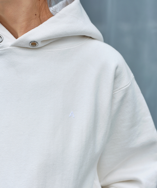 ATON スウェット 「ATON/エイトン」 GARMENT DYED URAKE HOODIE