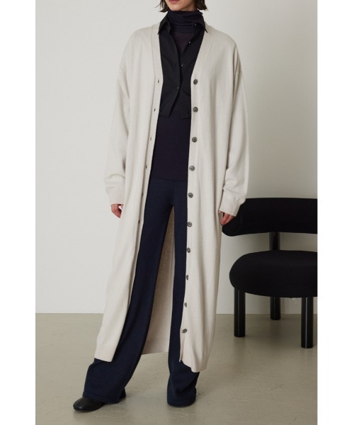 RIM.ARK ロングコート ワンピース 羽織 マキシ丈 ブラック サイズ38