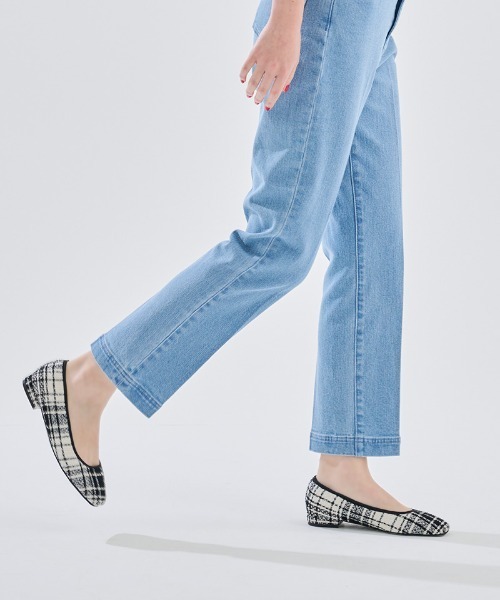 バレエシューズ パンプス JENNEツイードバレエ : ZOZOTOWN Yahoo!店