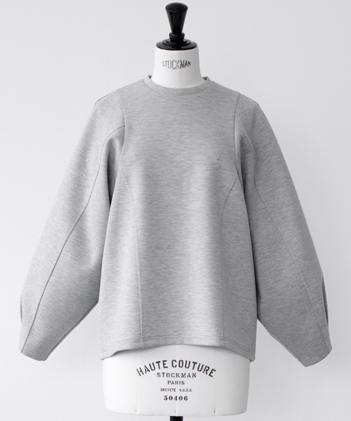 ELFRANK tシャツ ダンボールニットボリューム袖プルオーバー