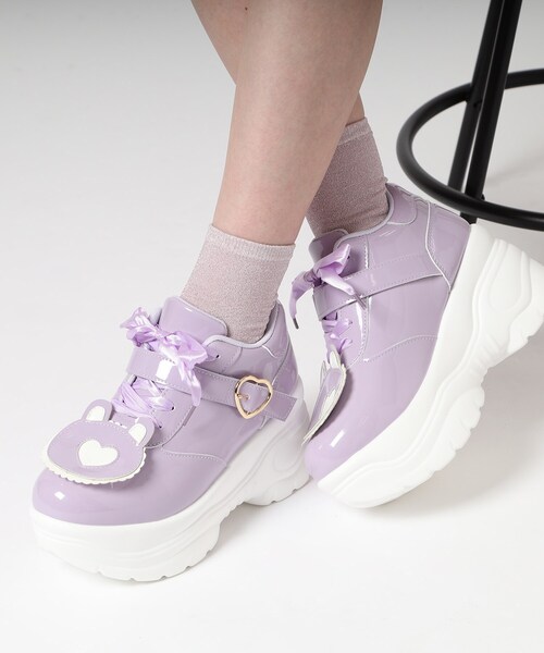 cs T&P（シーエスティーアンドピー） スニーカー 厚底クマさん