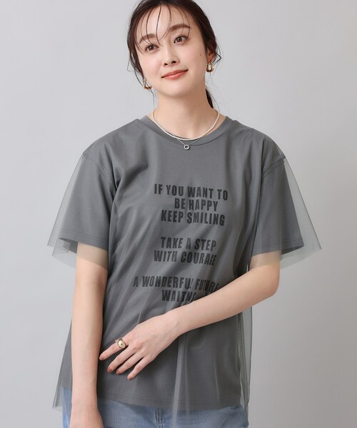 サイドチュールロゴT-shirt | Tシャツ・カットソー | CADUNE