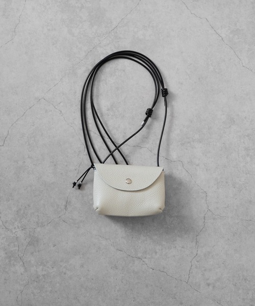 SENTI（センティ） ポーチ SHRINK LEATHER NECKWALLET シュリンク