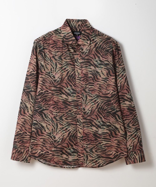 シャツ エスニックLibertyプリントシャツ メンズ