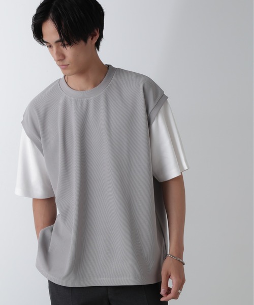 NANO universe（ナノ・ユニバース） tシャツ フェイクレイヤード
