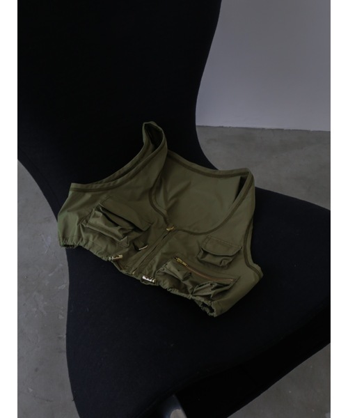 Katrin TOKYO ベスト ジレ cropped fishing vest レディース