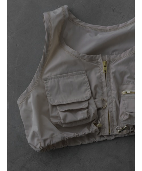 Katrin TOKYO ベスト ジレ cropped fishing vest レディース