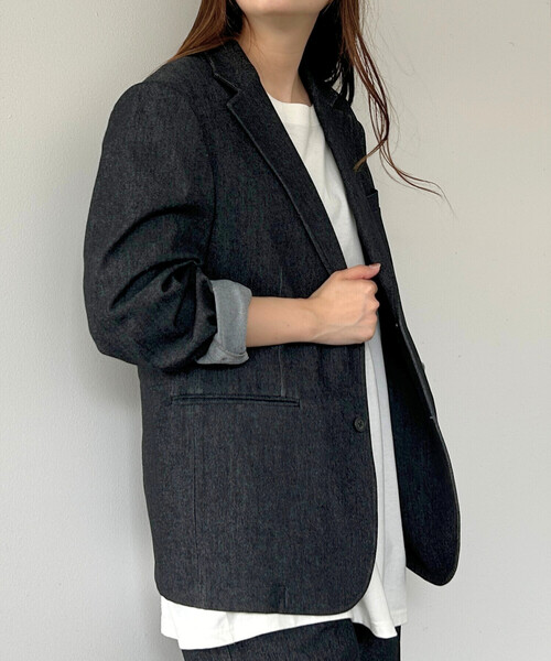 ジージャン 男女雇用 デニムジャケット gジャン パッチワーク風 デニム