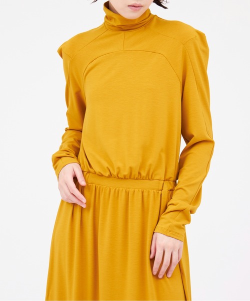 AKANE UTSUNOMIYA 「AKANE UTSUNOMIYA」 長袖ワンピース 38 イエロー  