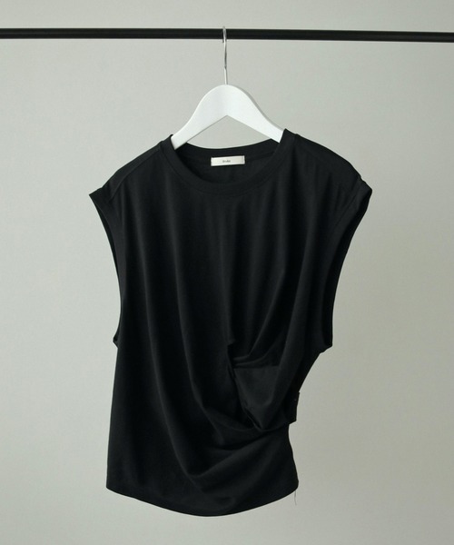 anuke（アンヌーク） タンクトップ ノースリーブ Drape Cut Tanktop 