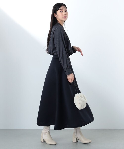 BEAMS HEART スカート ダンボール フレアスカート : ZOZOTOWN
