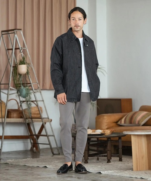 CAMBIO パンツ mp12676- Stretch Milan Rib Tapered Pants テーパード 
