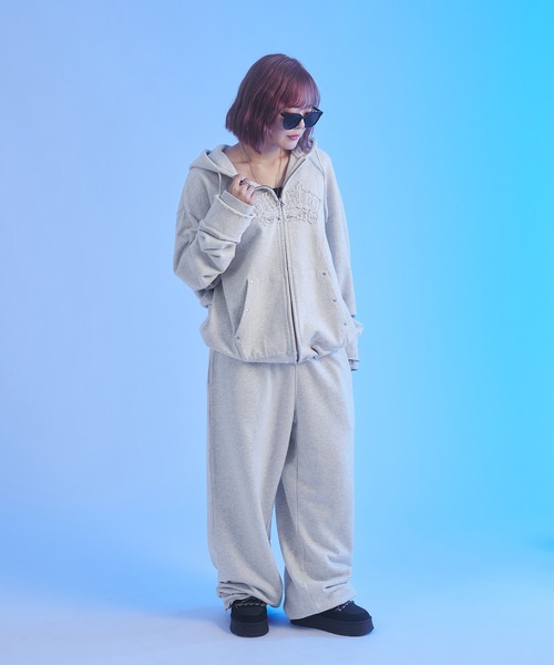 sedale ピグメント加工ジップパーカー sedacle（セダクル）の「ピグメント加工ジップパーカー 【SETUP