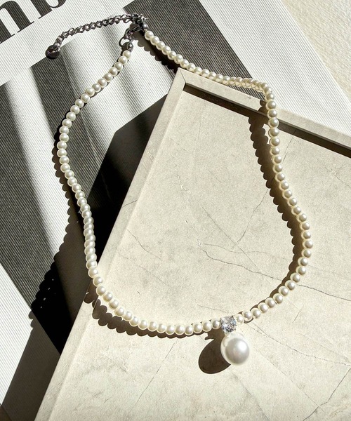 DiamondHearts（ダイヤモンドハーツ） ネックレス ビジュー＆パール