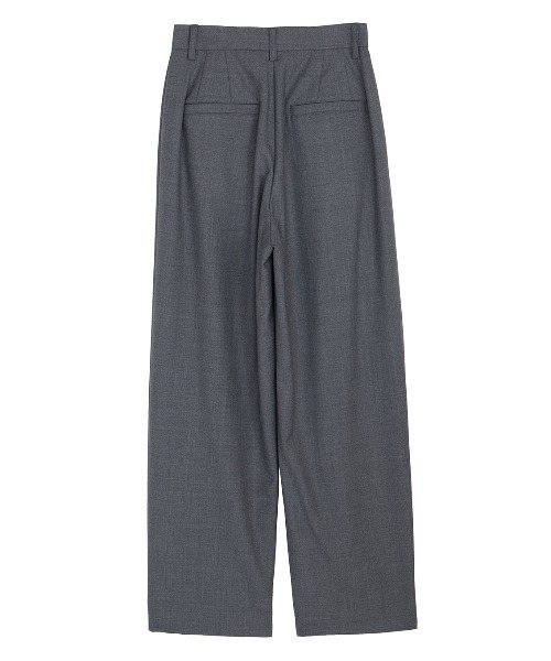 Ameri（アメリ） スラックス パンツ UND WOOL MULTI TUCK PANTS