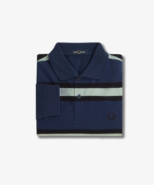 FRED PERRY ストライプ ポロシャツ L FRED PERRY ポロシャツ 「FRED PERRY/フレッドペリー別注