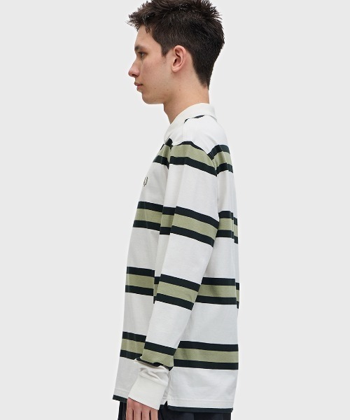FRED PERRY - ★★FRED PERRY　ポロシャツ★★ FRED PERRY ポロシャツ Jersey Stripe Polo Shirt／ジャージー