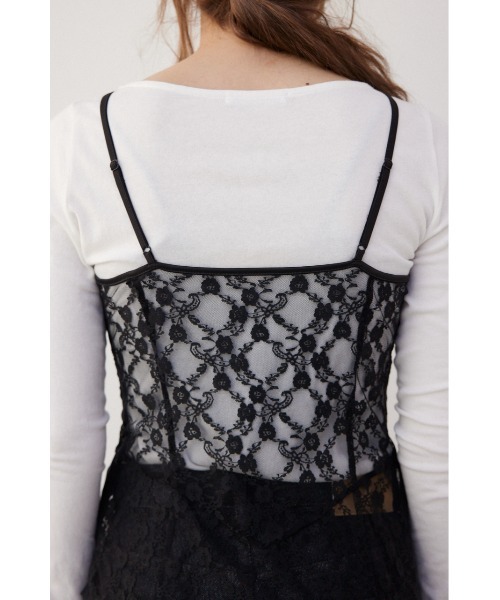 SLY（スライ） ワンピース Ngm.S LACE CAMI OP ナゴミ レース キャミ