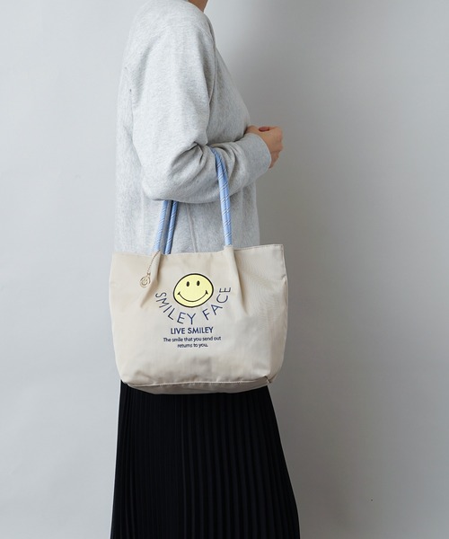 SMILEY FACE トートバッグ FACE/スマイリーフェイス レディース