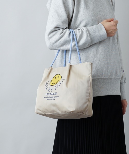 SMILEY FACE トートバッグ FACE/スマイリーフェイス レディース