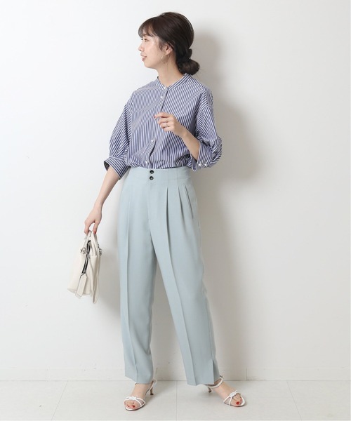 「Spick & Span」 半袖ブラウス「DONEEYUコラボ」 FREE ネイビー レディース Spick＆Span 「Spick & Span」 半袖ブラウス FREE ネイビー