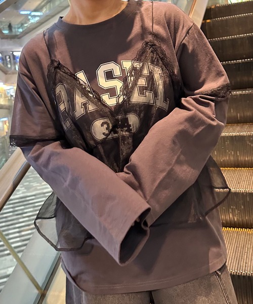 Alley Tokyo レイヤード完成してるロンT レディース : ZOZOTOWN Yahoo