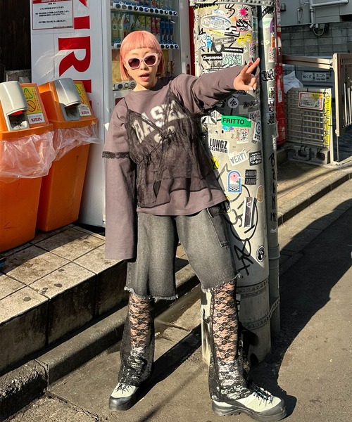 レイヤード完成してるロンT レディース Alley Tokyo レイヤード完成してるロンT レディース : ZOZOTOWN
