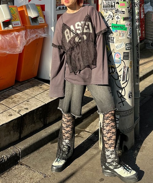 Alley Tokyo レイヤード完成してるロンT レディース : ZOZOTOWN