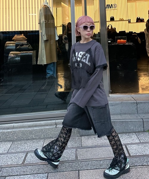 Alley Tokyo レイヤード完成してるロンT レディース : ZOZOTOWN