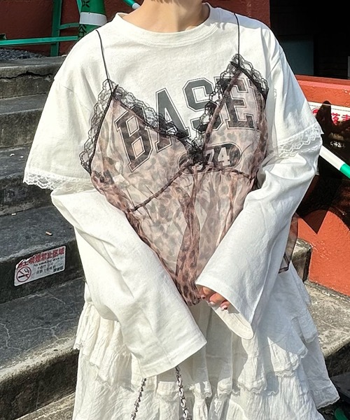 レイヤード完成してるロンT レディース Alley Tokyo レイヤード完成してるロンT レディース : ZOZOTOWN