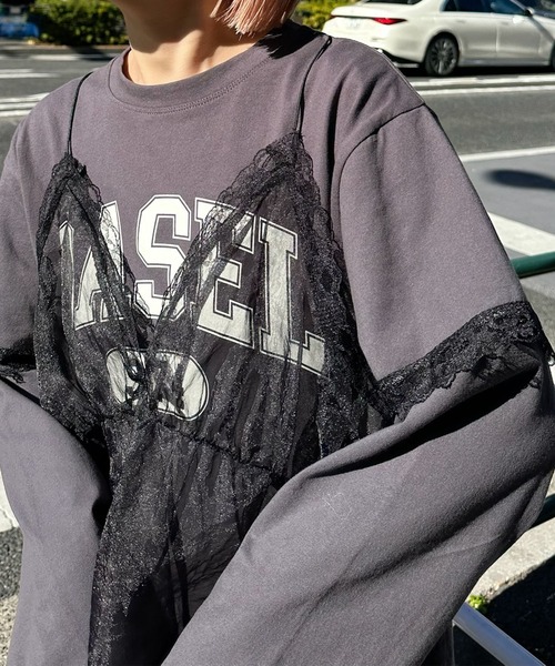 Alley Tokyo レイヤード完成してるロンT レディース : ZOZOTOWN Yahoo