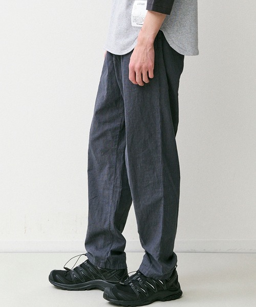 Johnbull（ジョンブル） パンツ ストライプオーバーダイワンタック