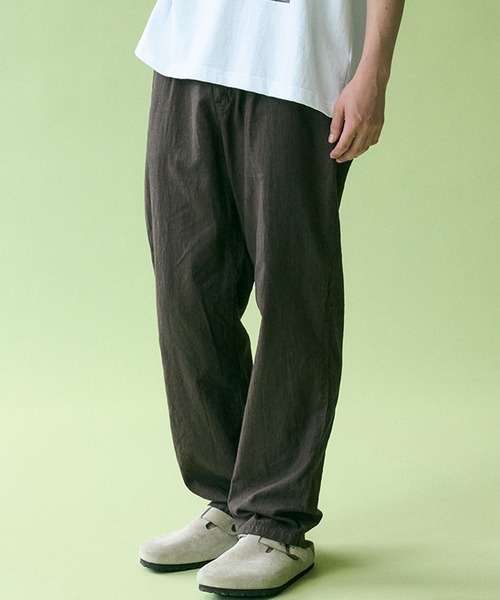 Johnbull（ジョンブル） パンツ ストライプオーバーダイワンタック