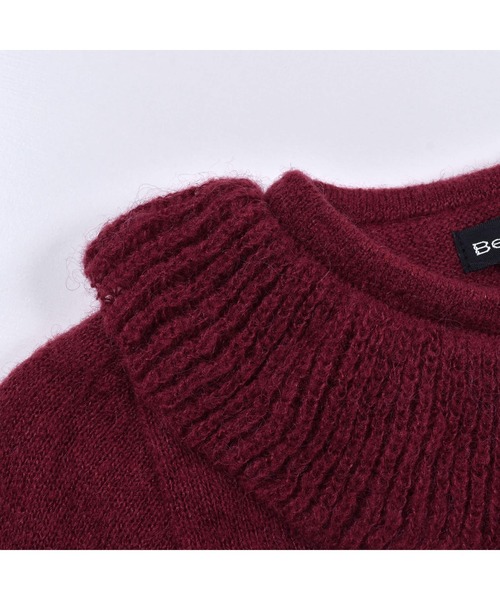 「BeBe」 「KIDS」ニットカーディガン 90 エンジ キッズ_画像9