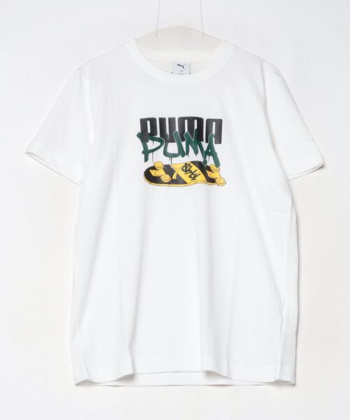 PUMA tシャツ プーマ SS コットン グラフィック Tシャツ_ メンズ