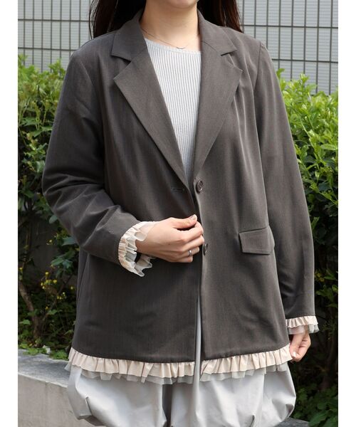 dazzlin ワンピース ニットドッキングバルーンワンピース