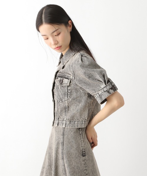 Heather デニムジャケット gジャン Denim Jacket（半袖） 325864