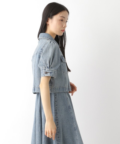 Heather デニムジャケット gジャン Denim Jacket（半袖） 325864