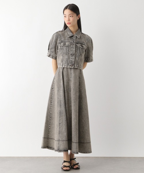 Heather デニムジャケット gジャン Denim Jacket（半袖） 325864